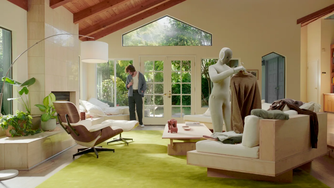 1X NEO in a domestic interior, 1X Technologies press image