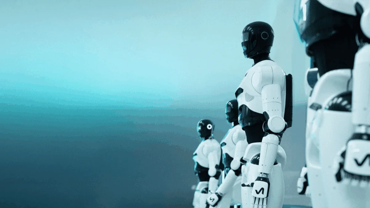 NEURA 4NE1 demonstration lineup, official NEURA Robotics image