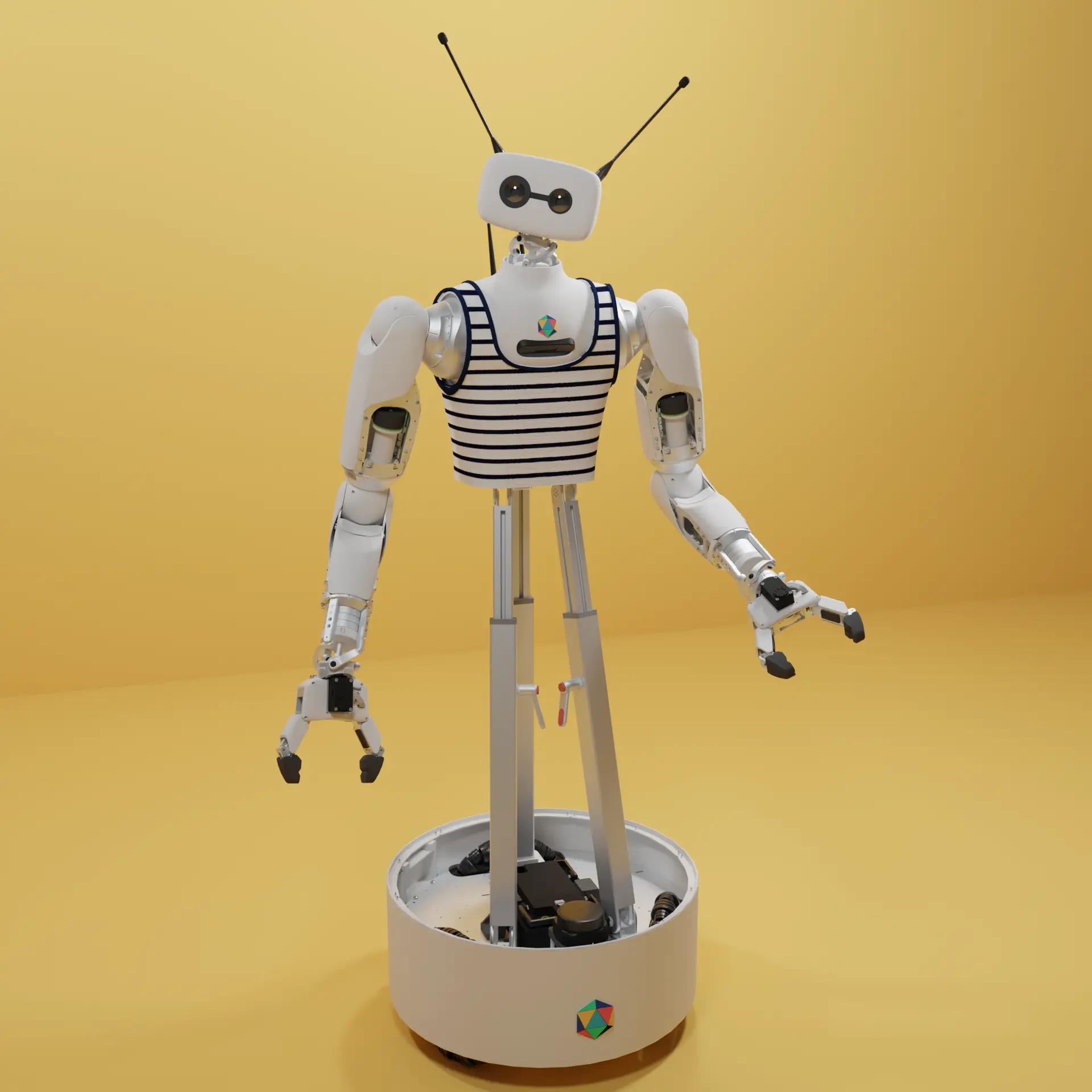 Reachy 2, modular robotics platform by Pollen Robotics and Hugging Face