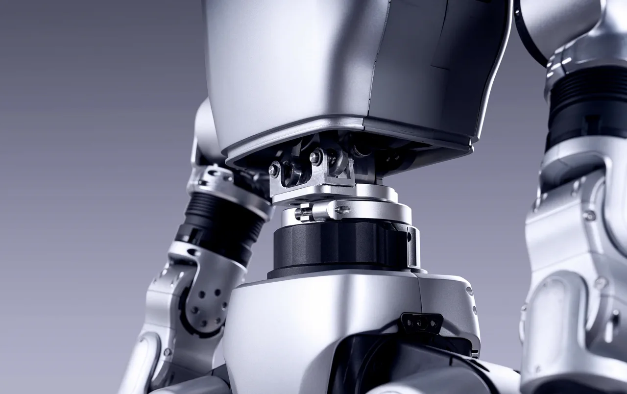 Unitree G1 mechanical detail, official Unitree Robotics image